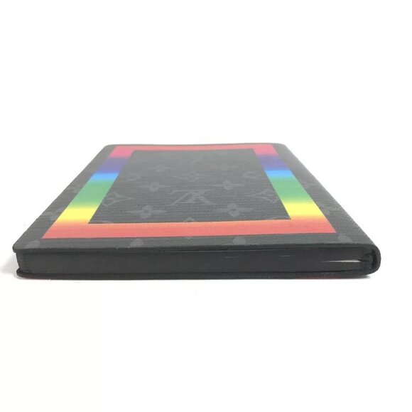 LOUIS VUITTON Monogram Eclipse Rainbow Kai Eclamance notebook Unused - Picture 8 of 14